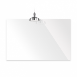 Panel Infrarrojo 60x90 Cristal Blanco